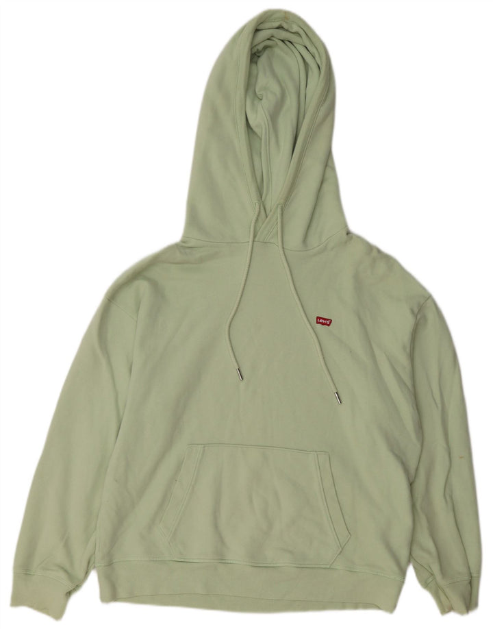 Damska bluza z kapturem Levi's UK 14, średnia, zielona bawełna