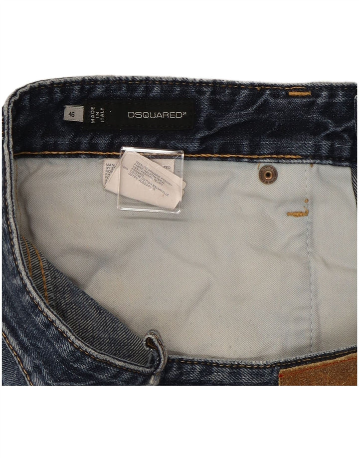 Dsquared Damskie jeansy slim w trudnej sytuacji IT 46 Large W32 L29 Niebieska bawełna