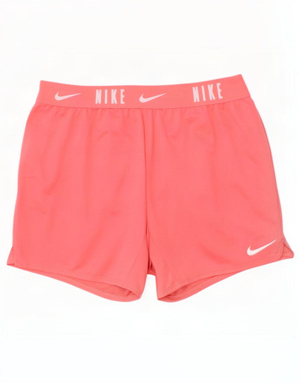 Spodenki sportowe Nike dziewczęce Dri Fit Graphic 12-13 lat, duże, różowe, poliestrowe