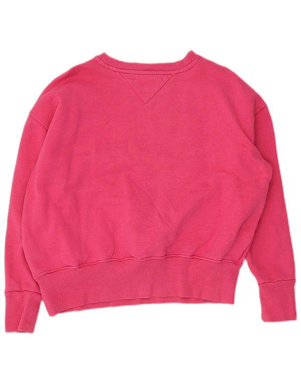 Damska bluza oversize Tommy Hilfiger Graphic UK 10 Small Pink