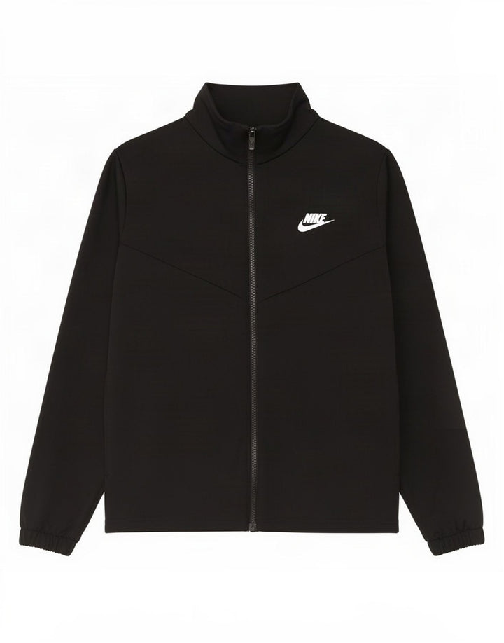 Chłopięca kurtka dresowa Nike z grafiką, 12-13 lat, duża, czarna, poliestrowa