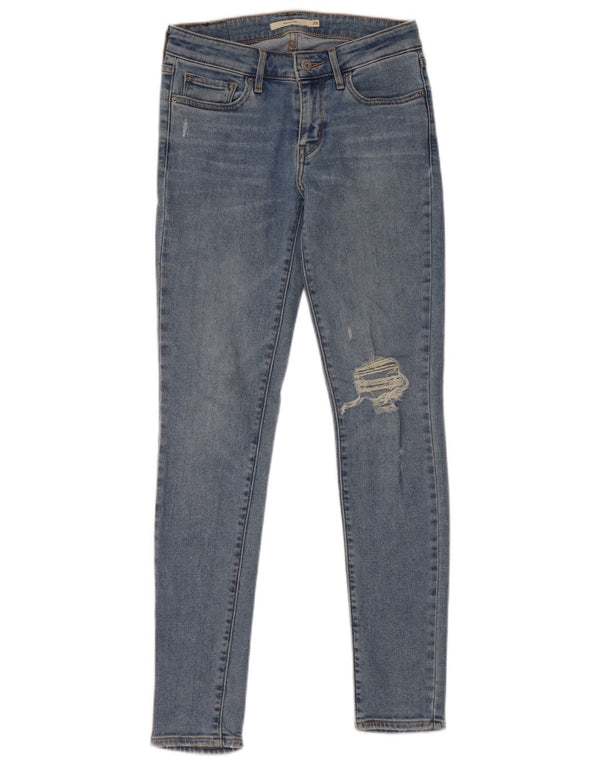Damskie jeansy Levi's 711 w trudnej sytuacji W25 L30 Niebieska bawełna