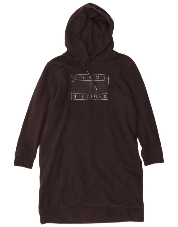 Damska sukienka z długim rękawem i kapturem Tommy Hilfiger UK 18 XL czarna