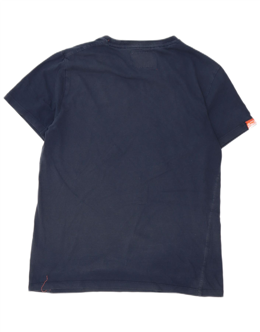 Męski T-shirt Superdry, duży, granatowy, bawełniany