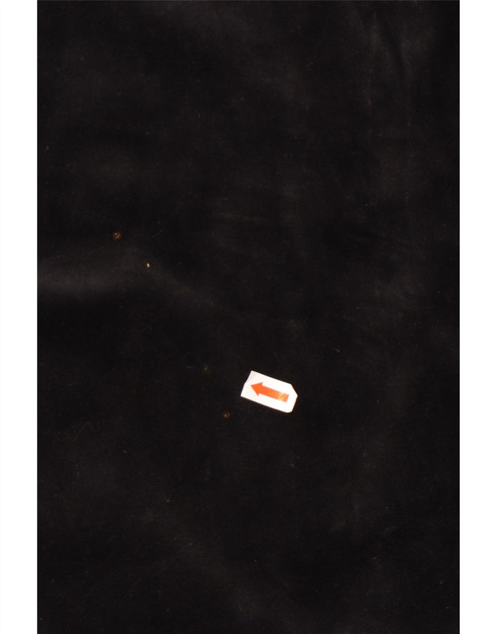 L.L.BEAN Damska aksamitna spódnica w kształcie litery A, średnia W28, czarna bawełna