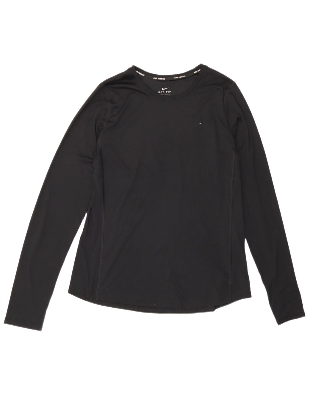 Damska koszulka Nike Dri Fit z długim rękawem, UK 14, duży, czarny poliester