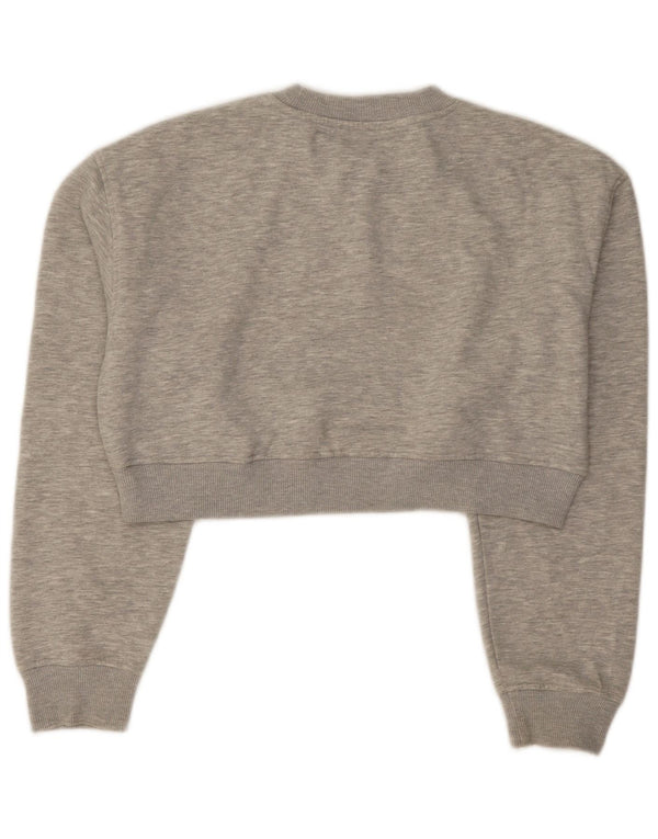 Damski sweter typu Crop Oversize Zara UK 10 Small Grey Flecked