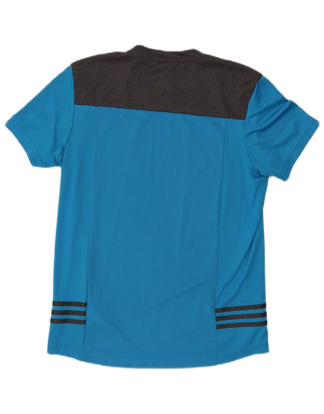 Adidas Męska koszulka Top Medium Blue Colorblock Poliester