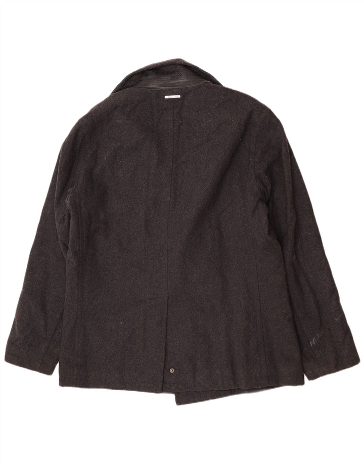 Płaszcz męski Michael Kors Pea Coat UK 40, duży, szary, wełniany, klasyczny