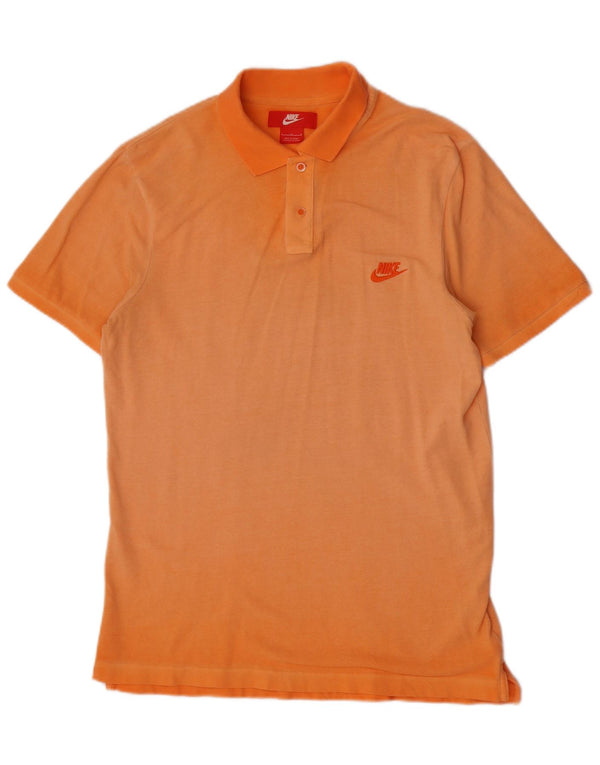 Męska koszulka polo Nike, duża, pomarańczowa, bawełniana