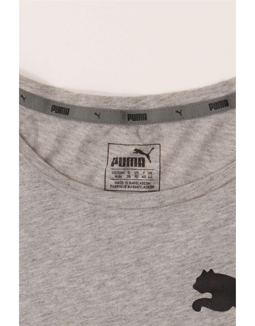 Damska koszulka z grafiką Puma Top UK 12 Medium Grey