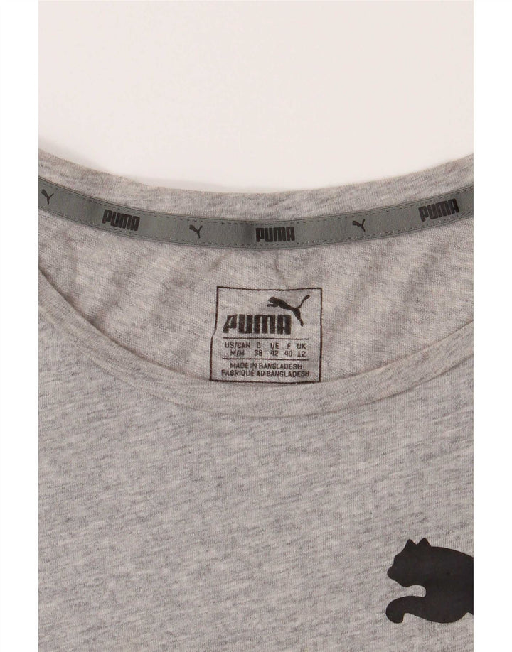 Damska koszulka z grafiką Puma Top UK 12 Medium Grey