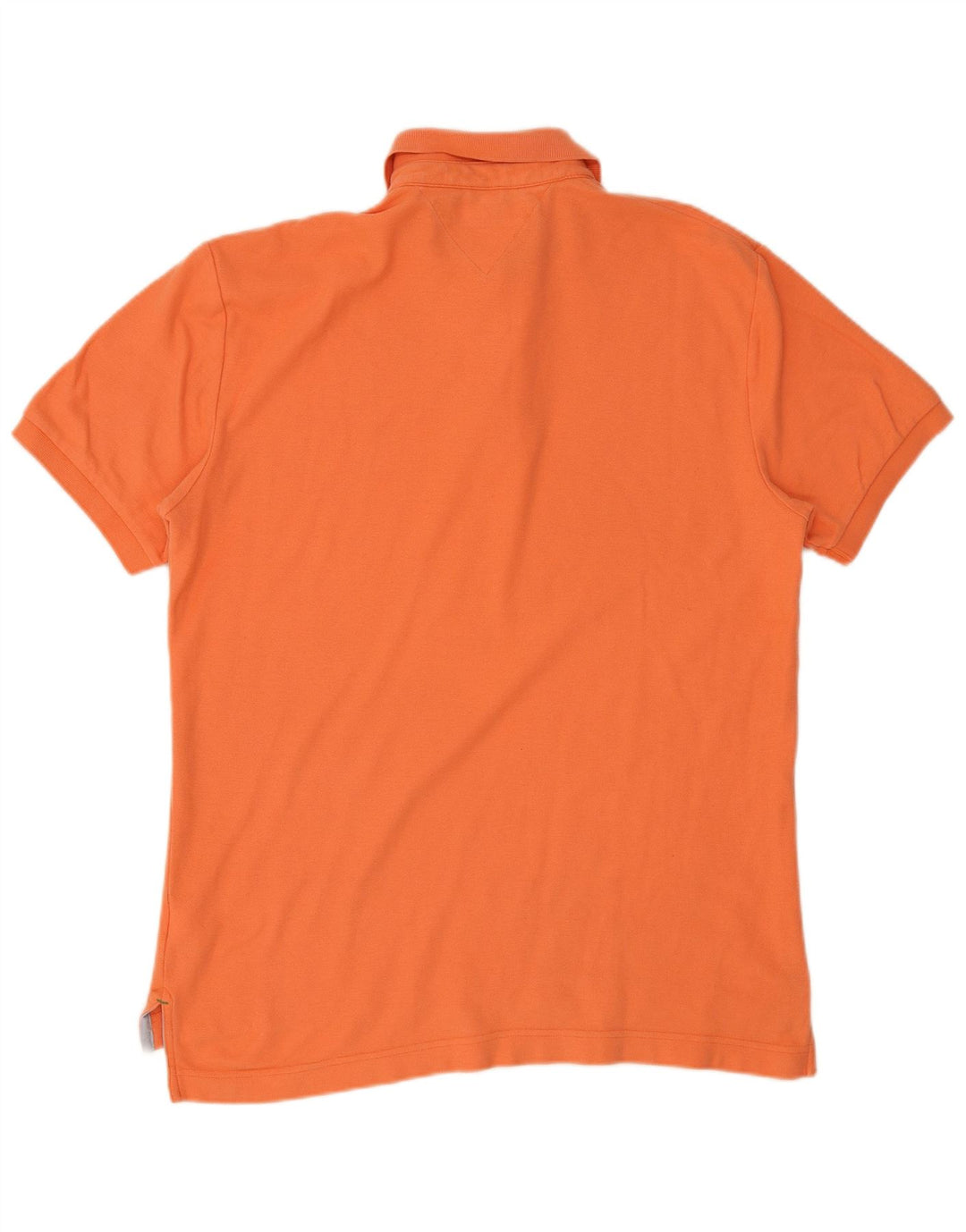 Męska koszulka polo Tommy Hilfiger, duża, pomarańczowa, bawełniana