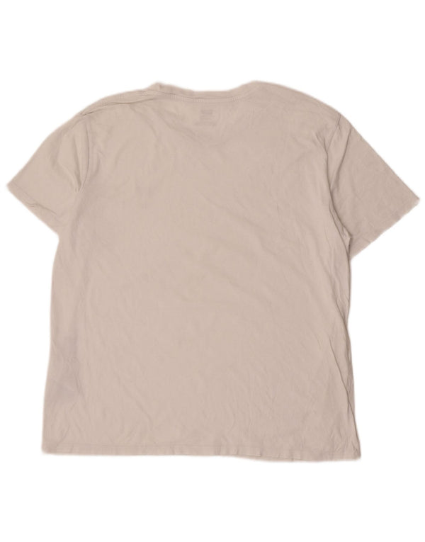 Levi's Mens T-Shirt Top Large White Cotton