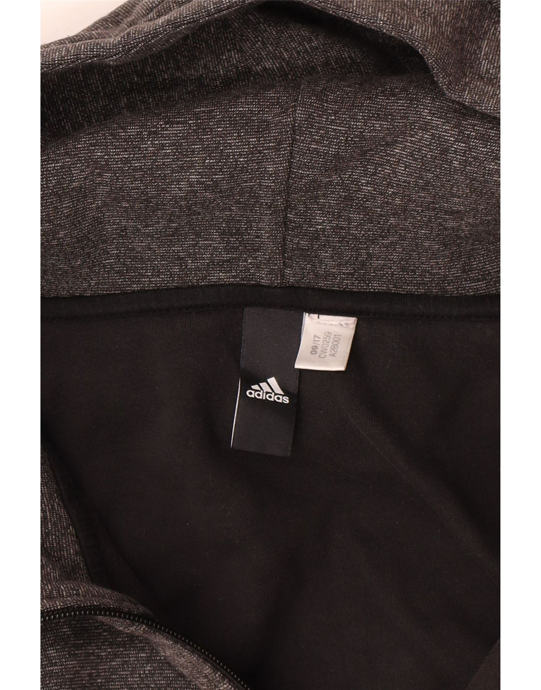 Adidas Męski sweter z kapturem i zamkiem błyskawicznym 2XL w kolorze szarym