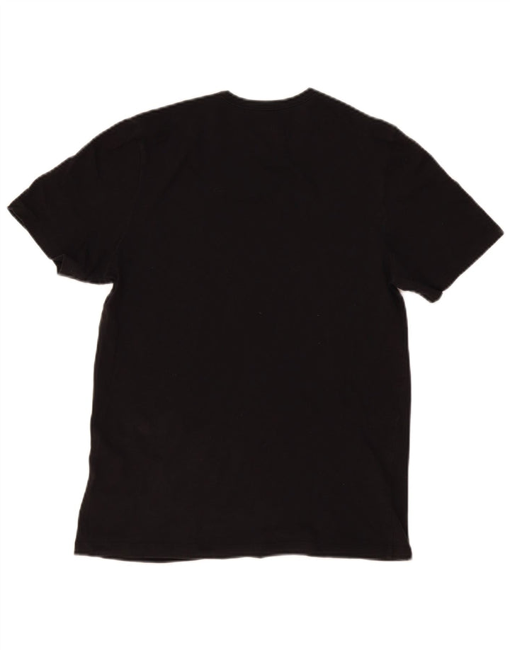 T-shirt męski Hugo Boss, mały, czarny, bawełniany