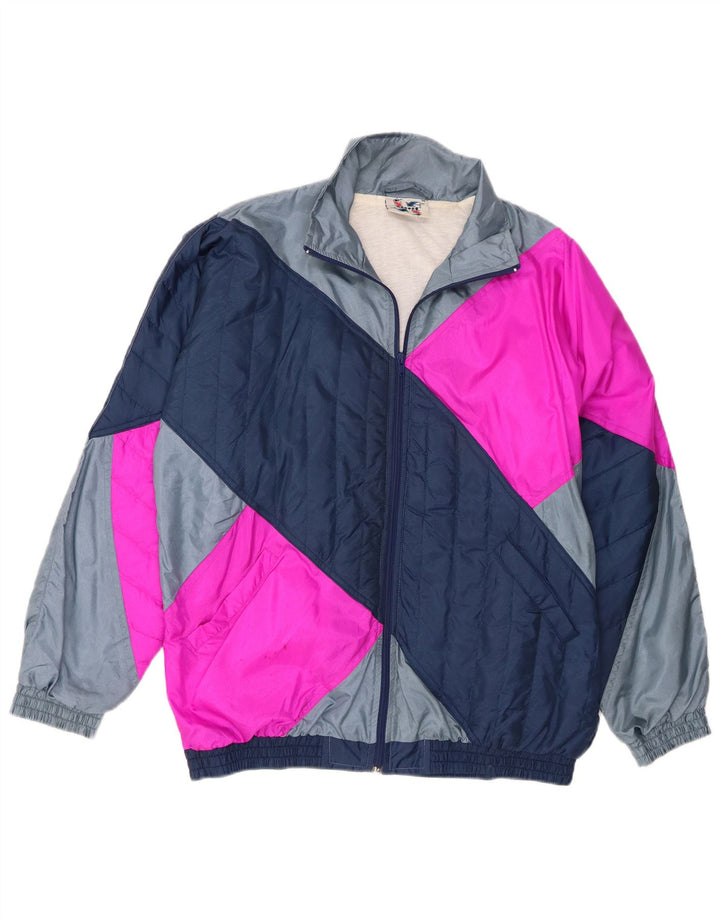 Master Męska bluza dresowa, średnia granatowa Kolorowy nylon