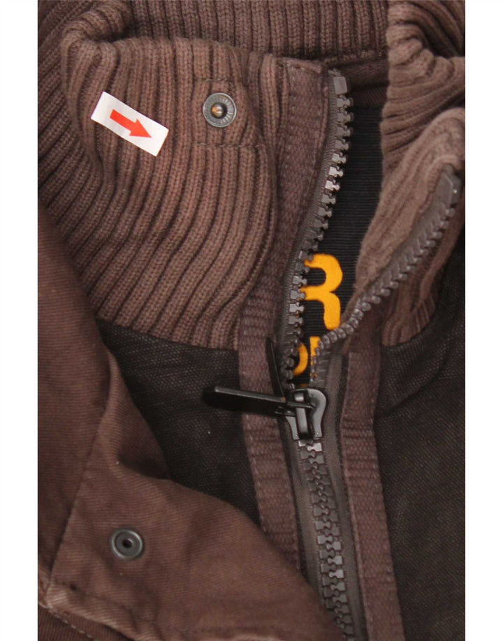Męska kurtka użytkowa Superdry UK 40, duża, brązowa