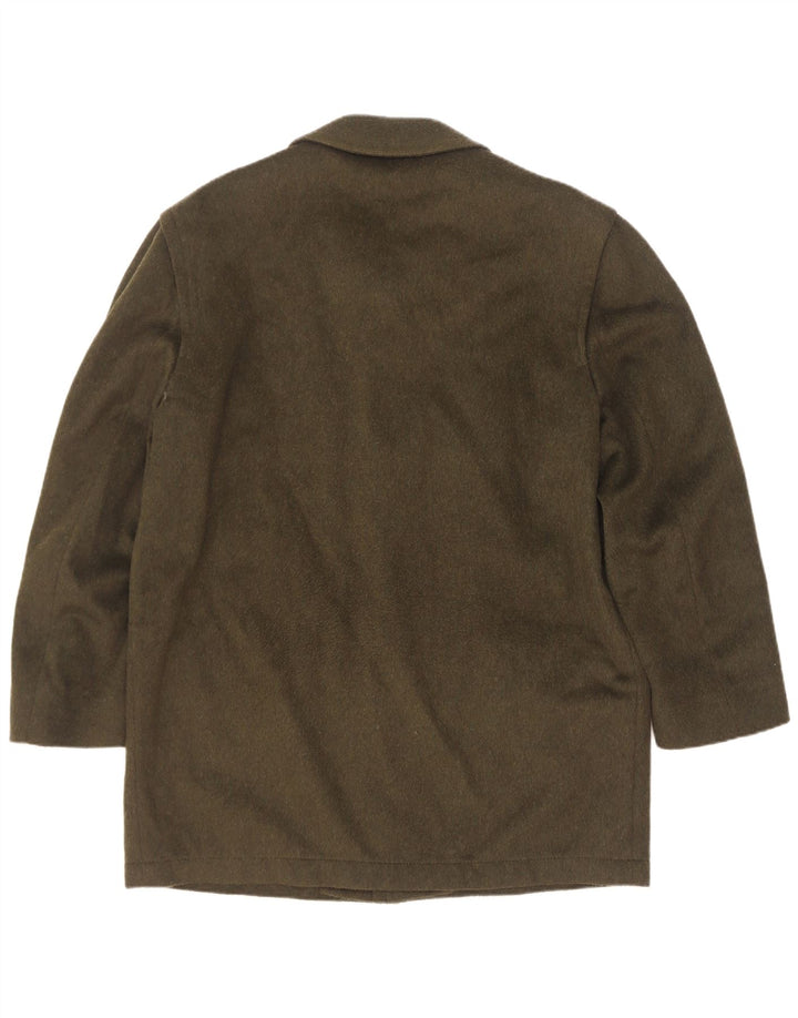 Płaszcz męski Steinbock IT 48, średnia wełna khaki