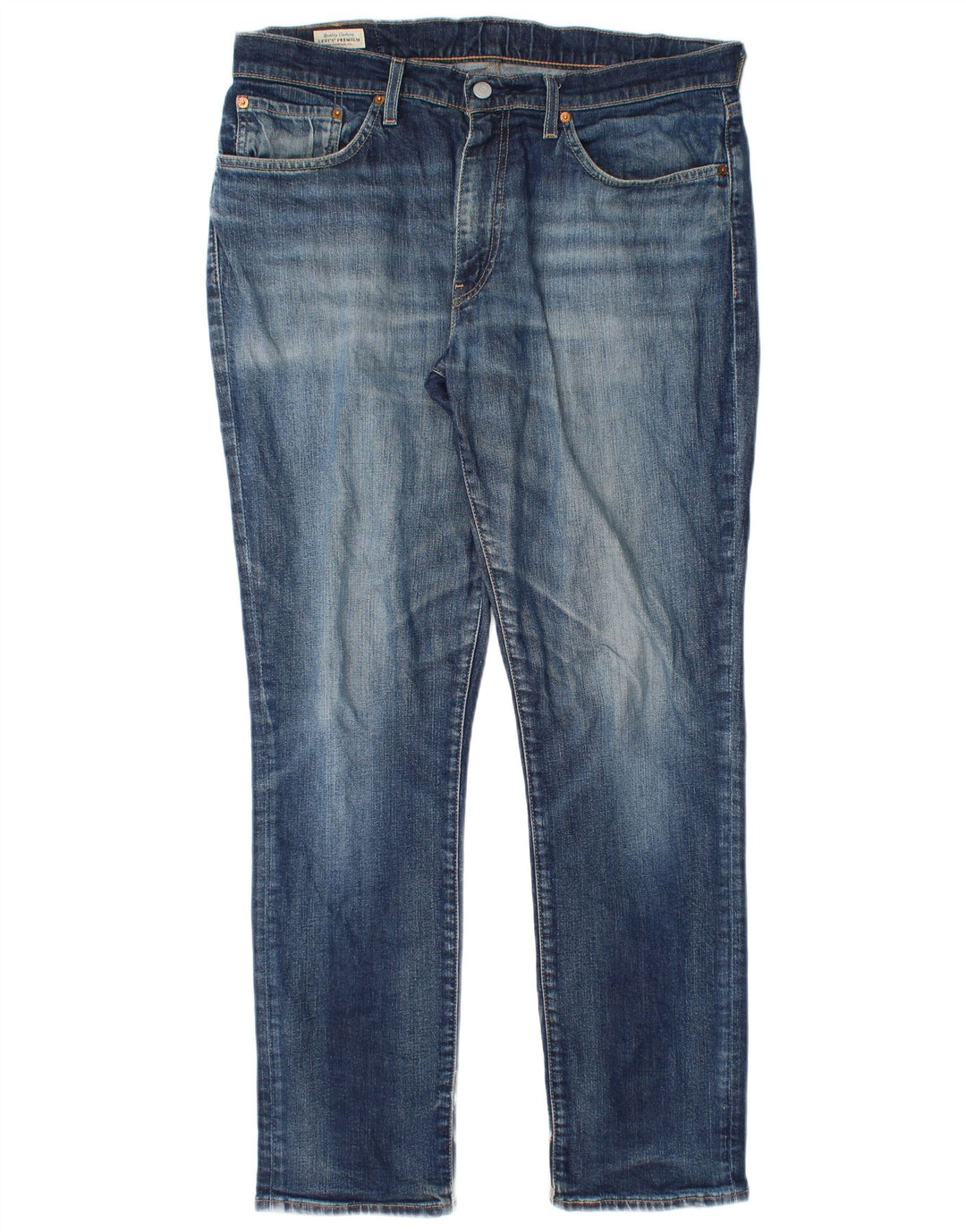 Męskie jeansy Levi's 511 Slim W34 L32 Niebieska bawełna