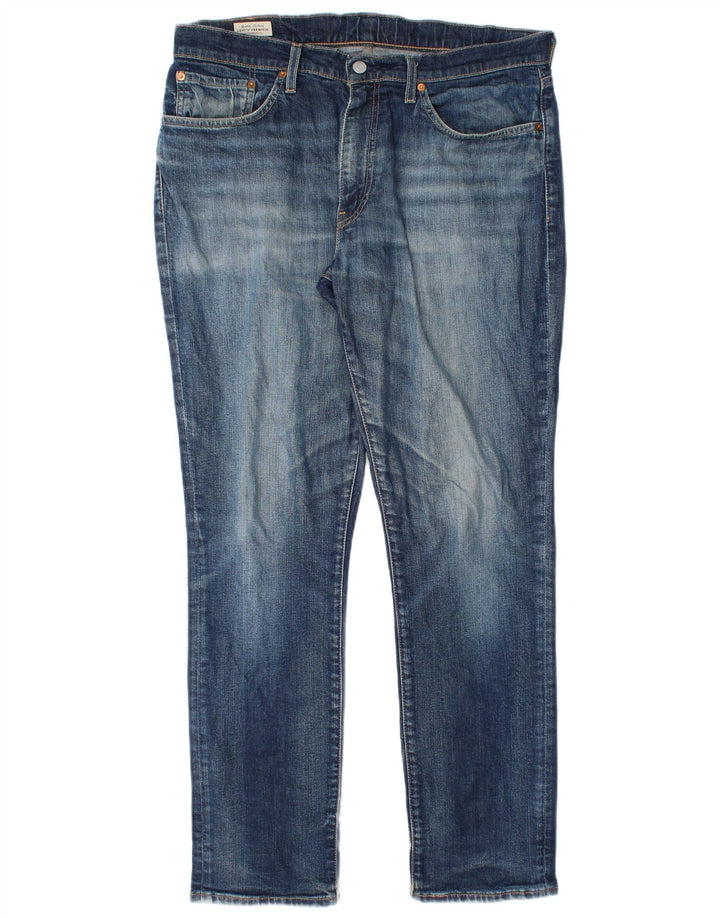 Męskie jeansy Levi's 511 Slim W34 L32 Niebieska bawełna