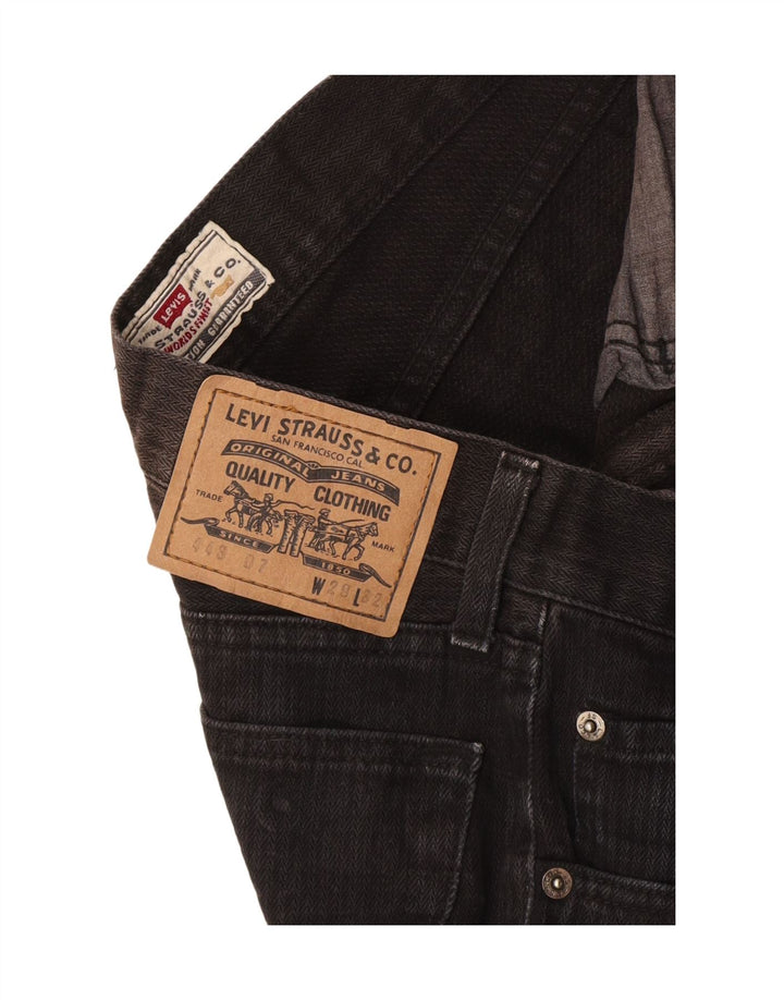 Męskie zwężane dżinsy Levi's W29 L32 czarne