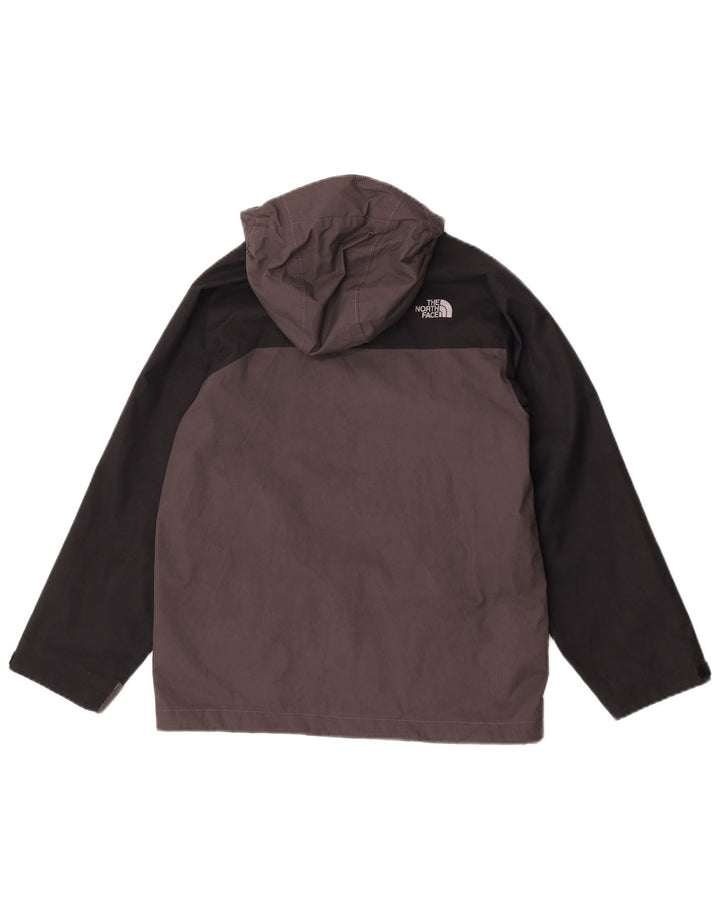 Chłopięca kurtka przeciwdeszczowa z kapturem The North Face 10-11 lat, średnioszara, poliestrowa