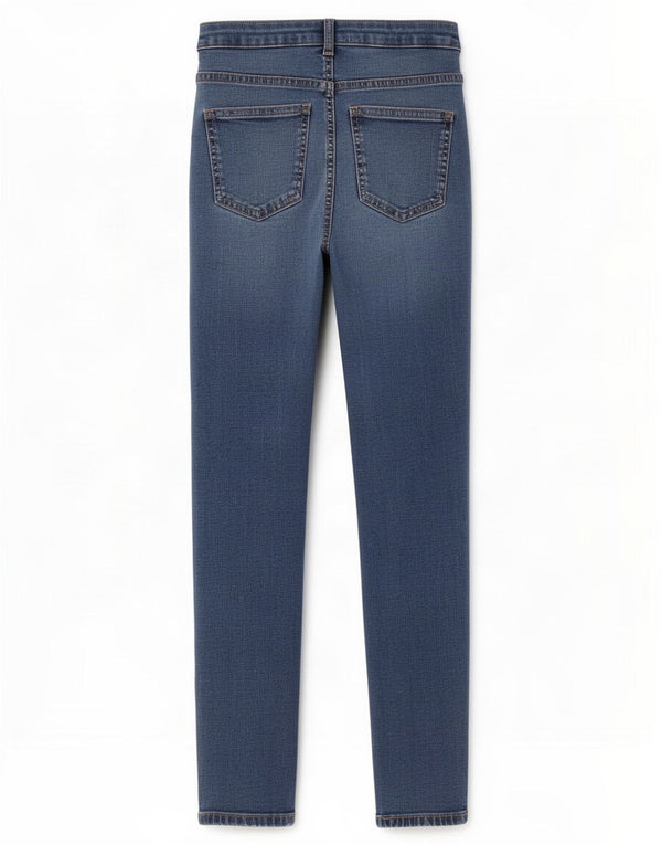Marks & Spencer Womens Super Skinny Jeans UK 10 Small W28 L27 Blue Cotton