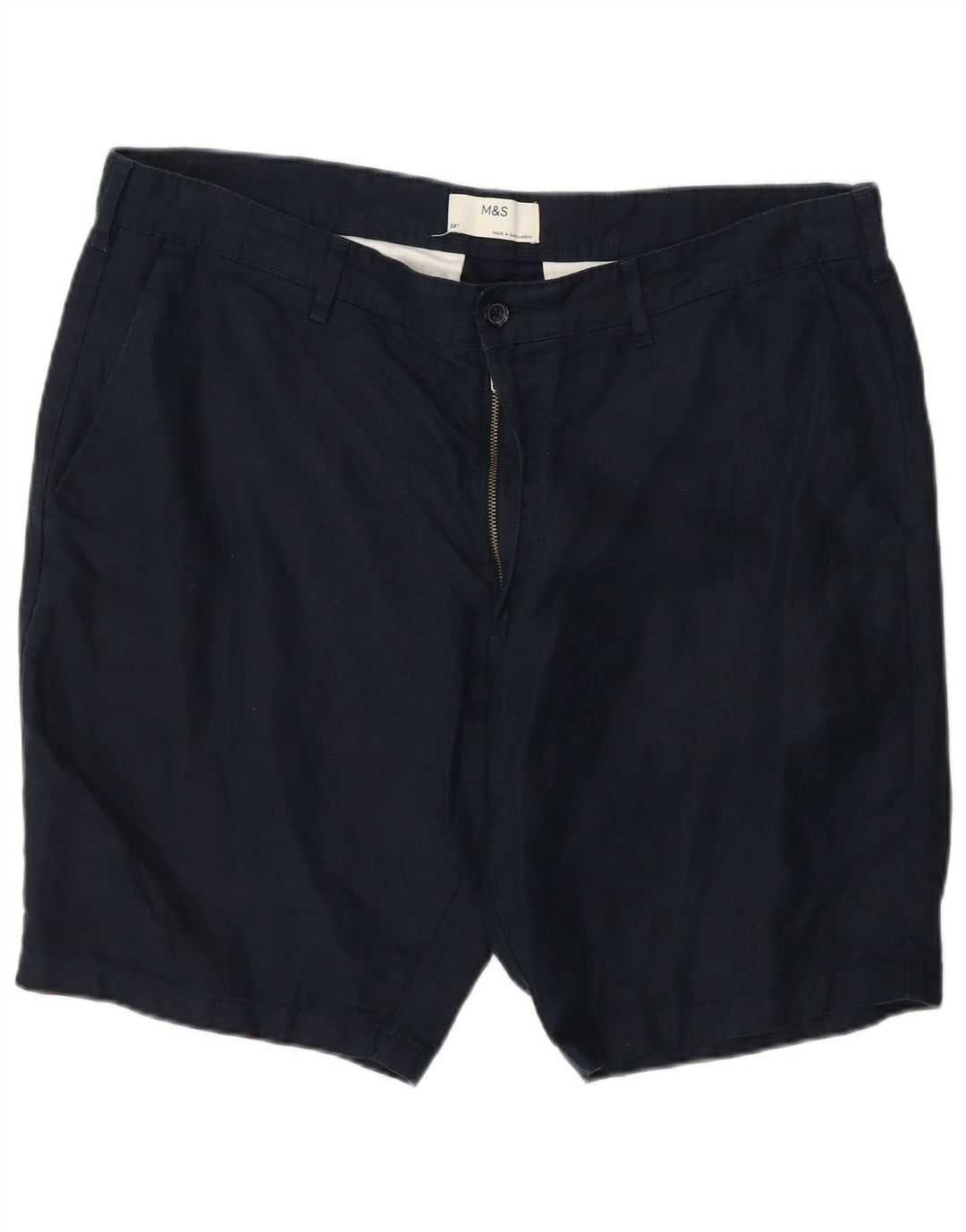 Męskie spodenki Chino Marks & Spencer W38 XL, granatowe, bawełniane