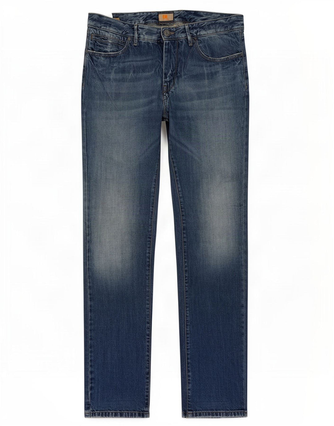 Męskie jeansy slim fit Hugo Boss W33 L34 Niebieskie bawełniane