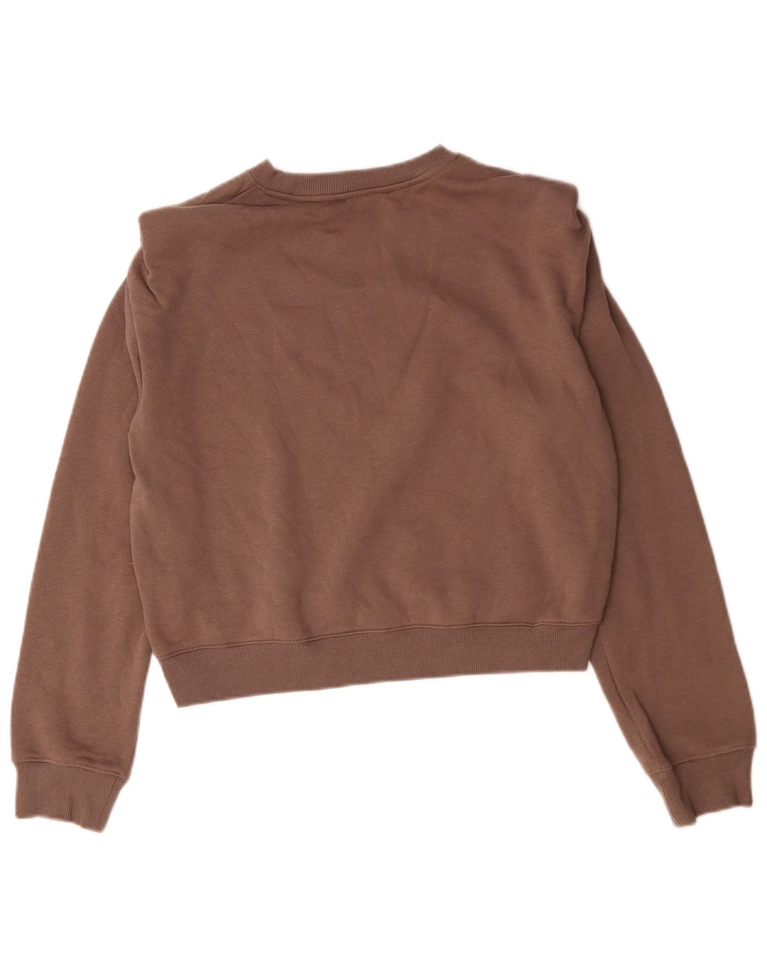 Damski sweter oversize Zara UK 10, mały, brązowy, bawełniany