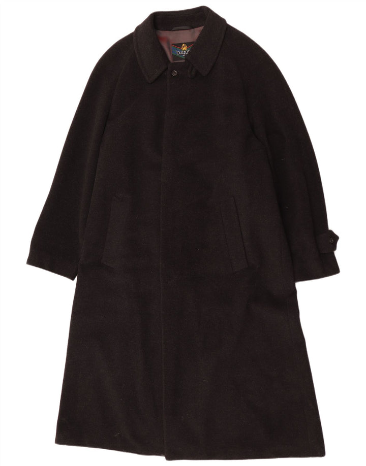 Płaszcz męski Bugatti EU 52 XL, czarna wełna