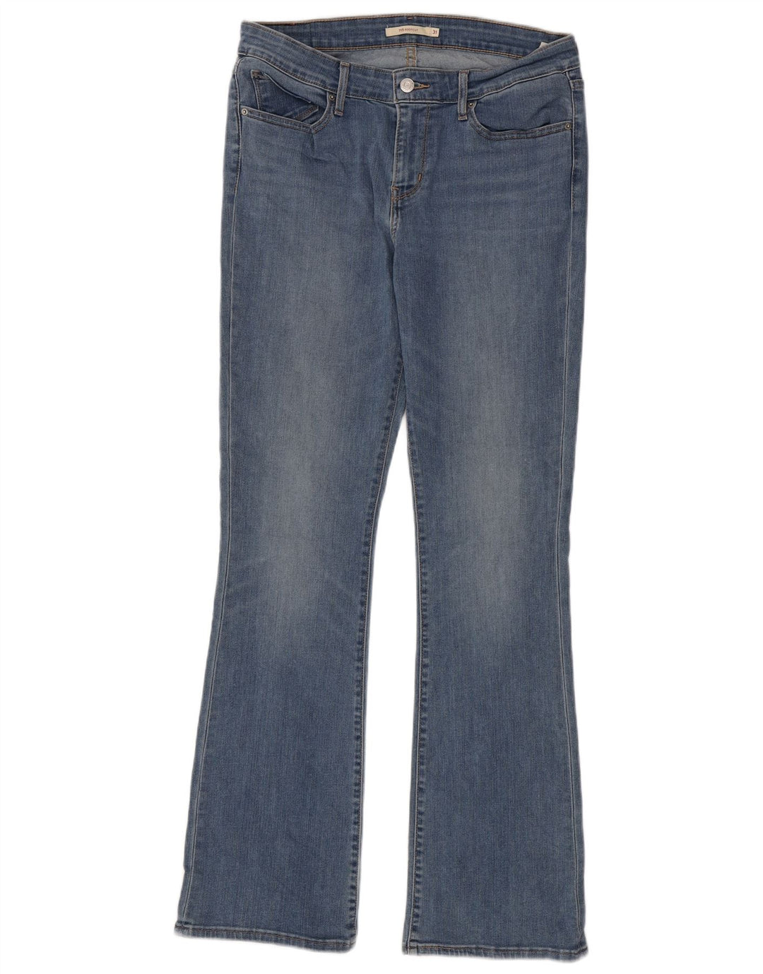 Damskie jeansy Levi's 715 Bootcut W31 L32 Niebieskie bawełniane