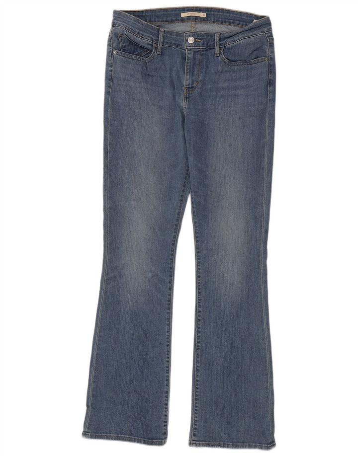 Damskie jeansy Levi's 715 Bootcut W31 L32 Niebieskie bawełniane