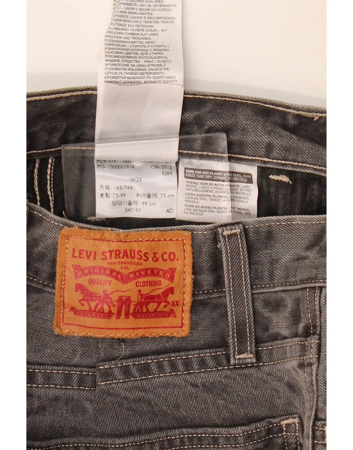 Damskie spodenki jeansowe Levi's W29 Średnioszare, bawełniane