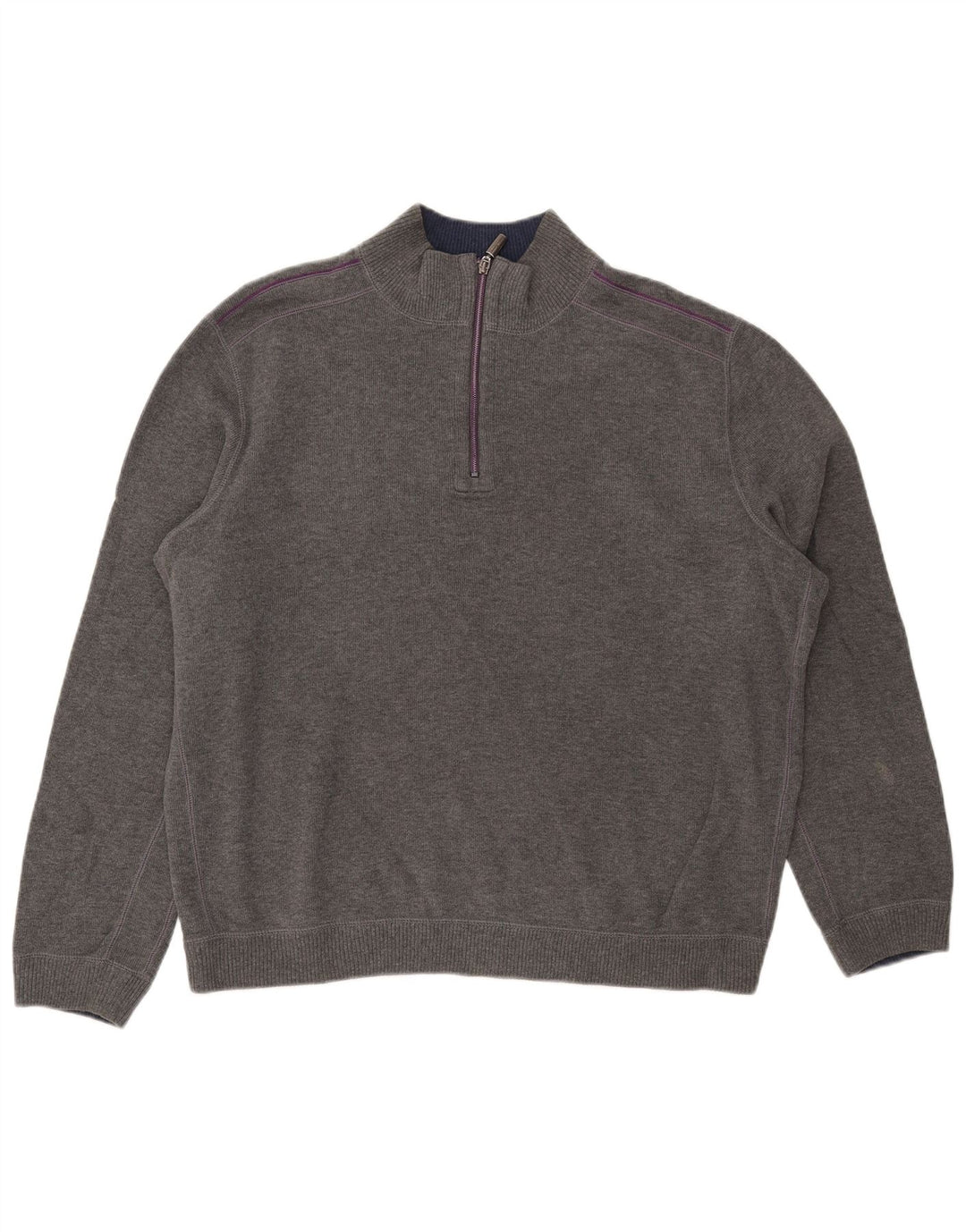 Męski sweter zapinany na zamek XL, TOMMY BAHAMA, szary