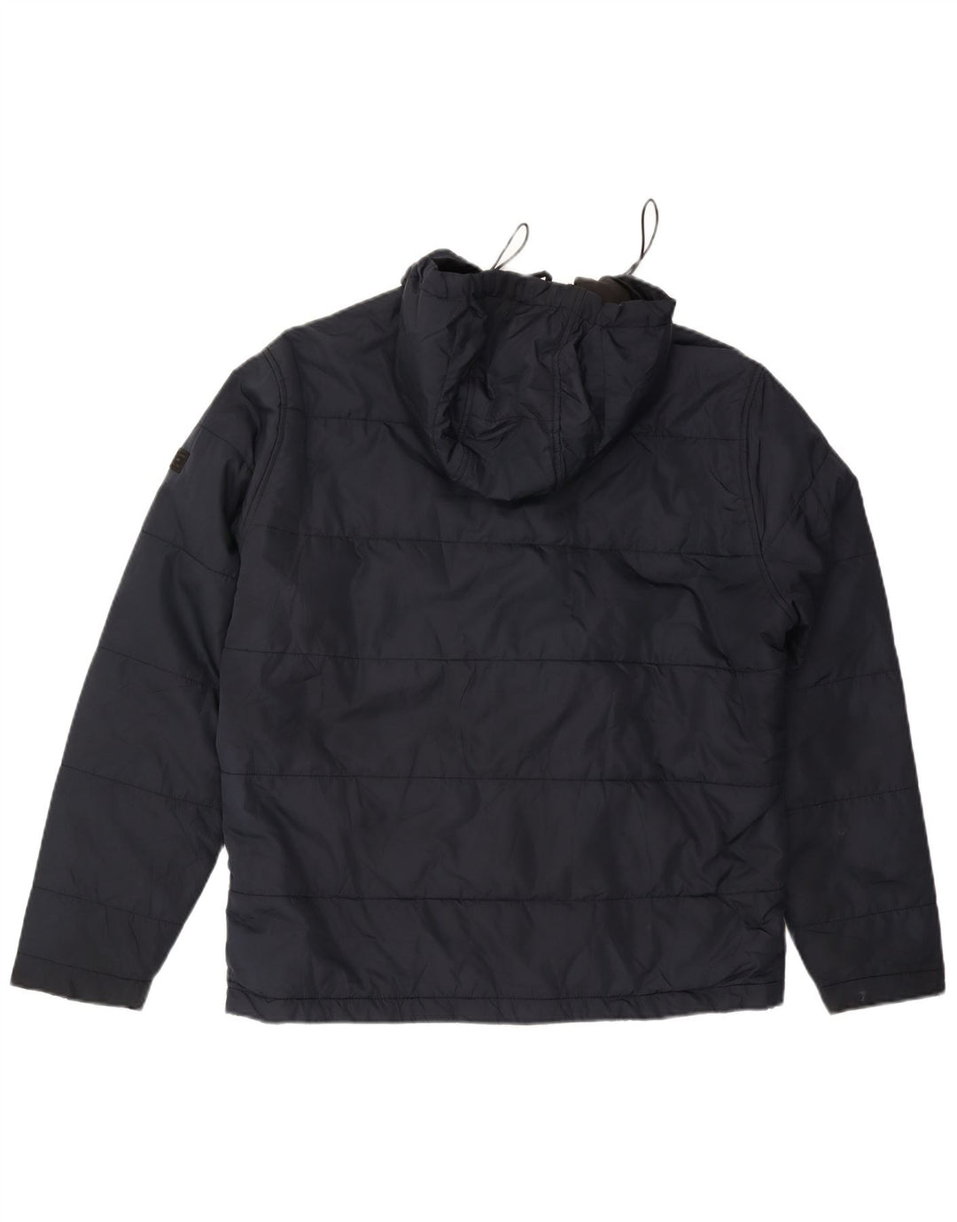 Męska ocieplana kurtka z kapturem Jack & Jones UK 42 XL, granatowa, poliester