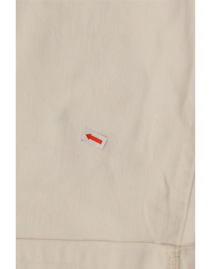 Damskie spodenki jeansowe Levi's US 10 Large W30 Off White