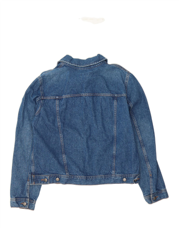 IZOD Womens Denim Jacket UK 16 Large Blue Cotton Vintage Izod and Second-Hand Izod from Messina Hembry 