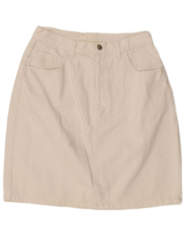 Damska spódnica dżinsowa CARRERA IT 42 Medium W32 Biała bawełna