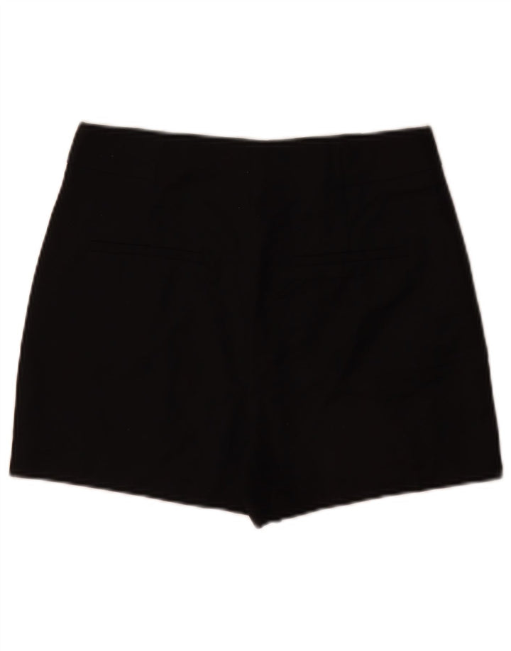Krótkie spodenki damskie Zara, małe, W26, czarne, bawełniane