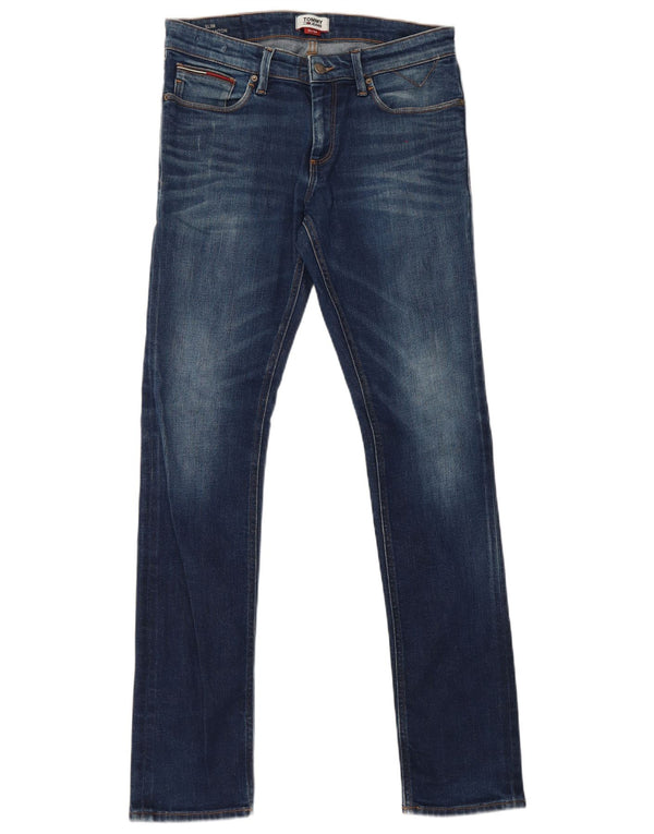 Męskie dżinsy Tommy Hilfiger Scanton Slim W32 L34 Niebieska bawełna