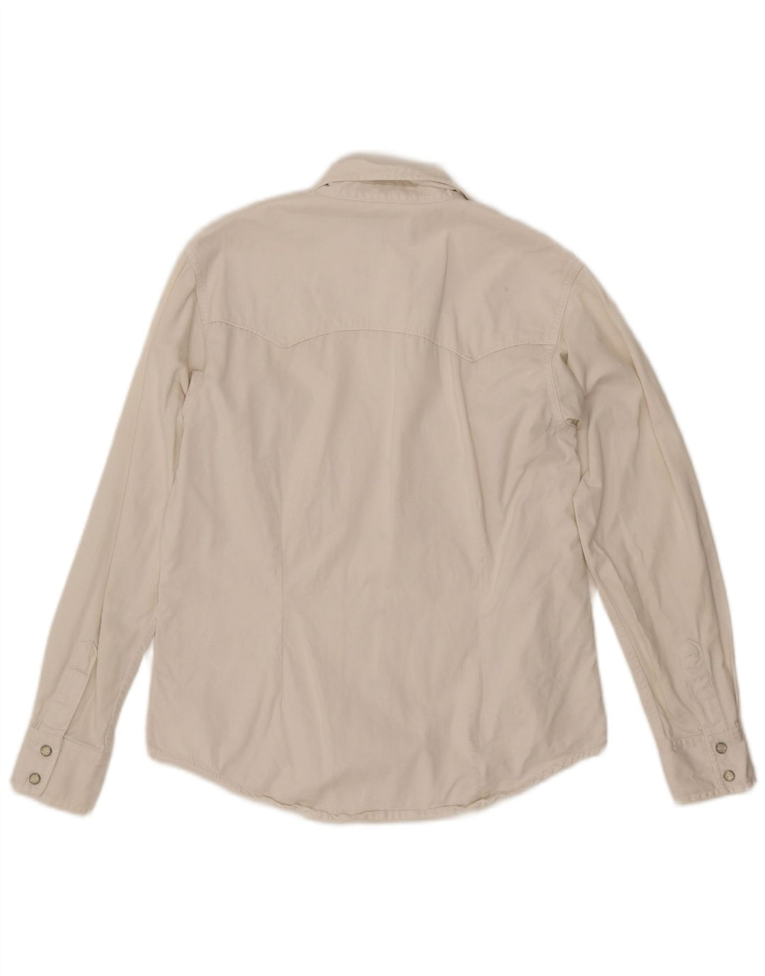 Damska koszula dżinsowa Lee UK 14, średnia biała bawełna