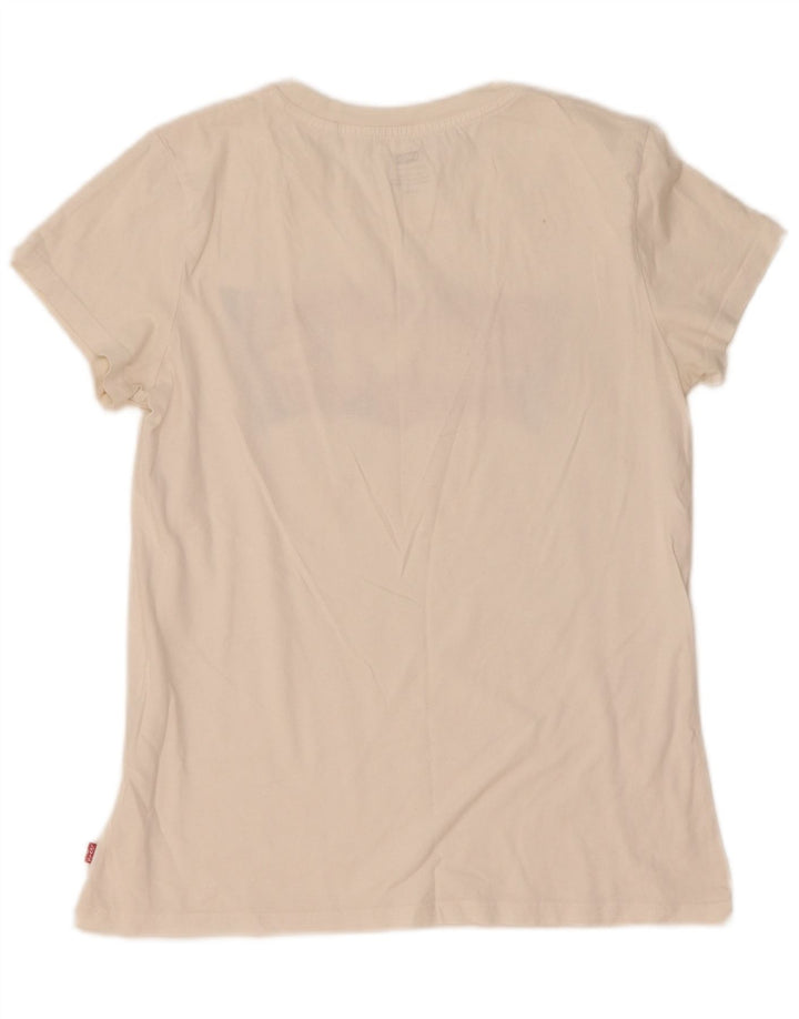 Damska koszulka z grafiką Levi's Top UK 10 Small White