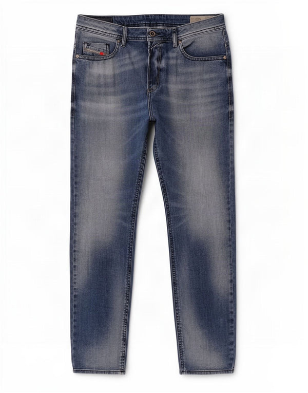 Męskie jeansy Diesel Slim W34 L34 Niebieskie bawełniane
