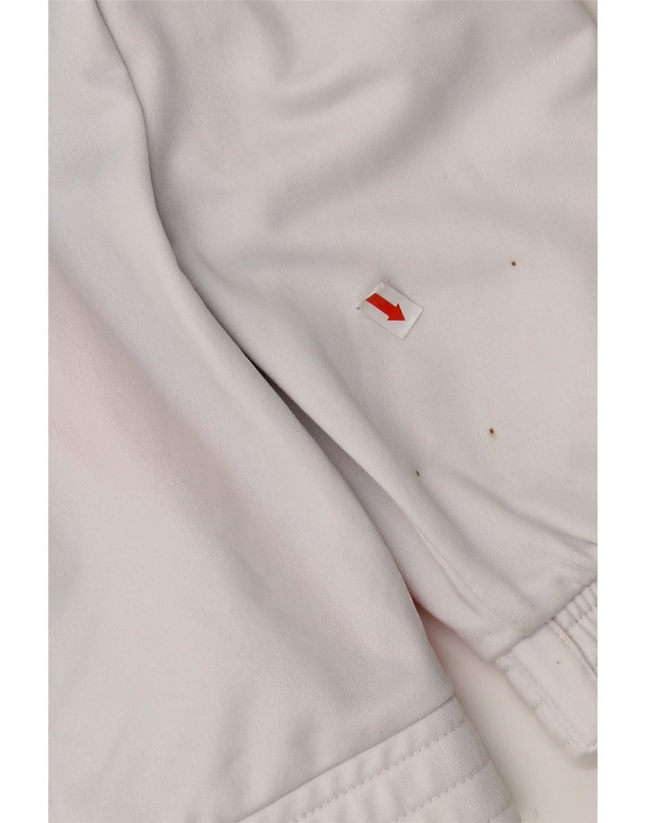 LOTTO Boys Tracksuit Top Jacket 15-16 Years XL White Colourblock Polyester Vintage Lotto and Second-Hand Lotto from Messina Hembry 