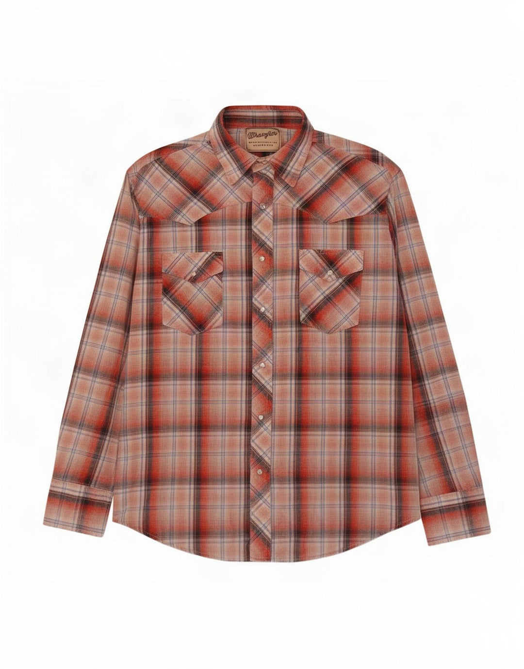 Męska koszula flanelowa Wrangler XL w czerwoną kratę
