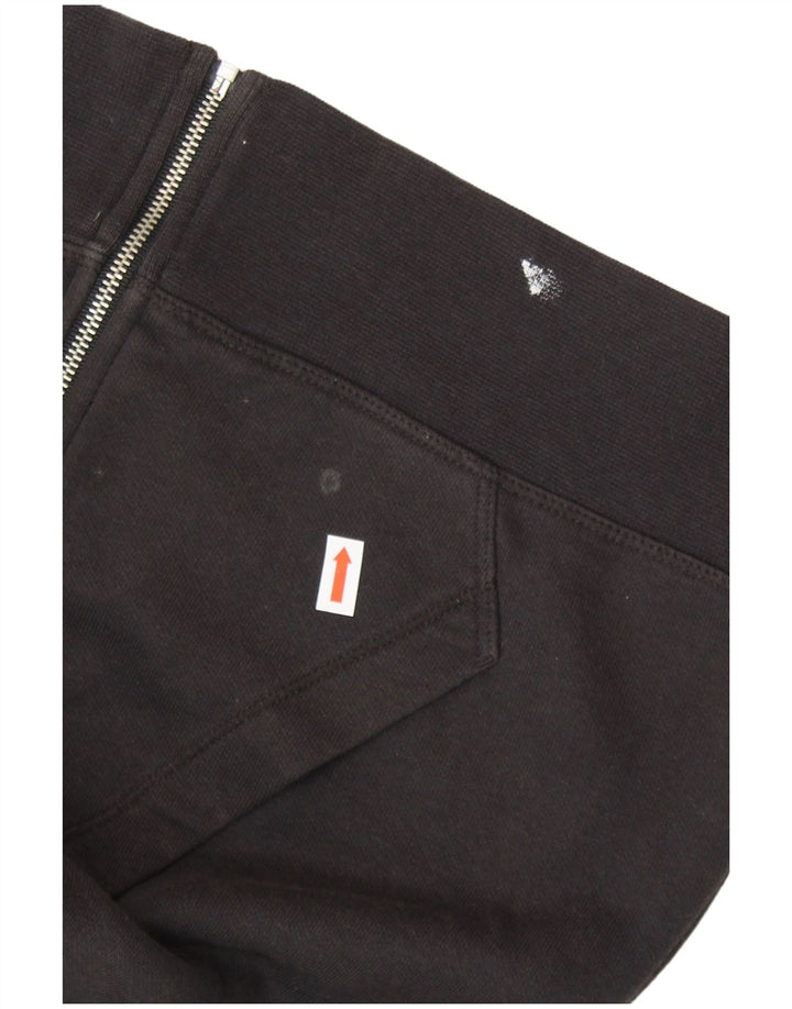 Damski sweter z kapturem i zamkiem błyskawicznym CHAMPION Heritage Fit UK 14, średni czarny bawełniany