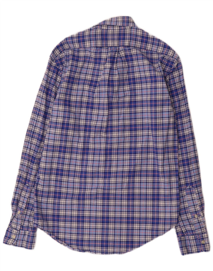 Koszula męska Ralph Lauren o dopasowanym kroju, bawełniana w średnią niebieską kratę