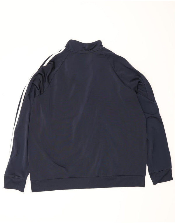Damska kurtka dresowa Adidas UK 24/26 2XL Granatowy poliester